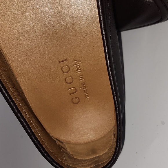 Men’s Brown Micro Guccissima Loafers with box and dust bag Size 11 - Picture 7 of 12